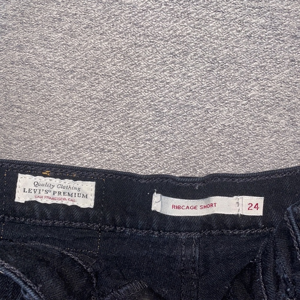 LEVIS Ribcage Short Black - Picture 3 of 3